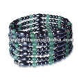 Magnetic Averturine Beaded Wrap Bracelets &amp; Collier 36 &quot;